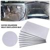 Set Of 10 Automotive Sound Insulation Mats, Aluminum Foil Backed Insulation Pads Dampening Sheets For Car Door Ceilings