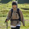 Mountain outdoor jacket women's spring and autumn functional windproof waterproof tooling hooded mountaineering jacket