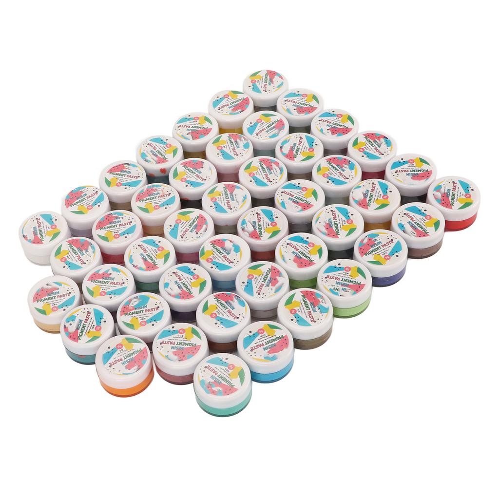 45pcs Epoxy Resin Pigment Paste 45 Colors High Concentration Oil Based Pigment Paste for DIY Epoxy Resin UV Drip Glue