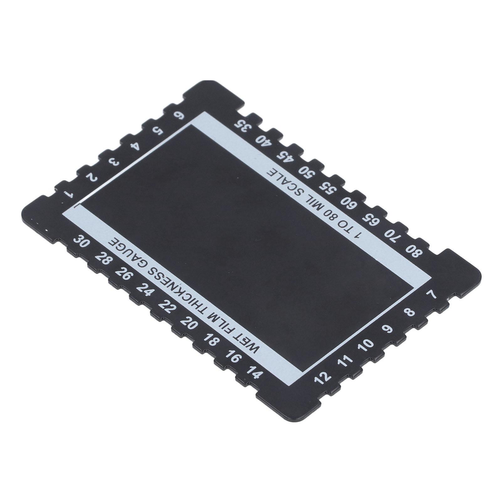 

Толщиномер гребенчатый алюминиевый сплав двухсторонний мокрый пленочный толщиномер карта для покраски