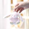 Animal Plush Bunny Pendant With Polyester Fiber Filling For Wedding Party Decor