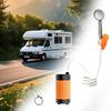 Camp Shower ,Portable Shower, Intelligent LED Display, 4800mAh Rechargeable, for Hiking Camping Car