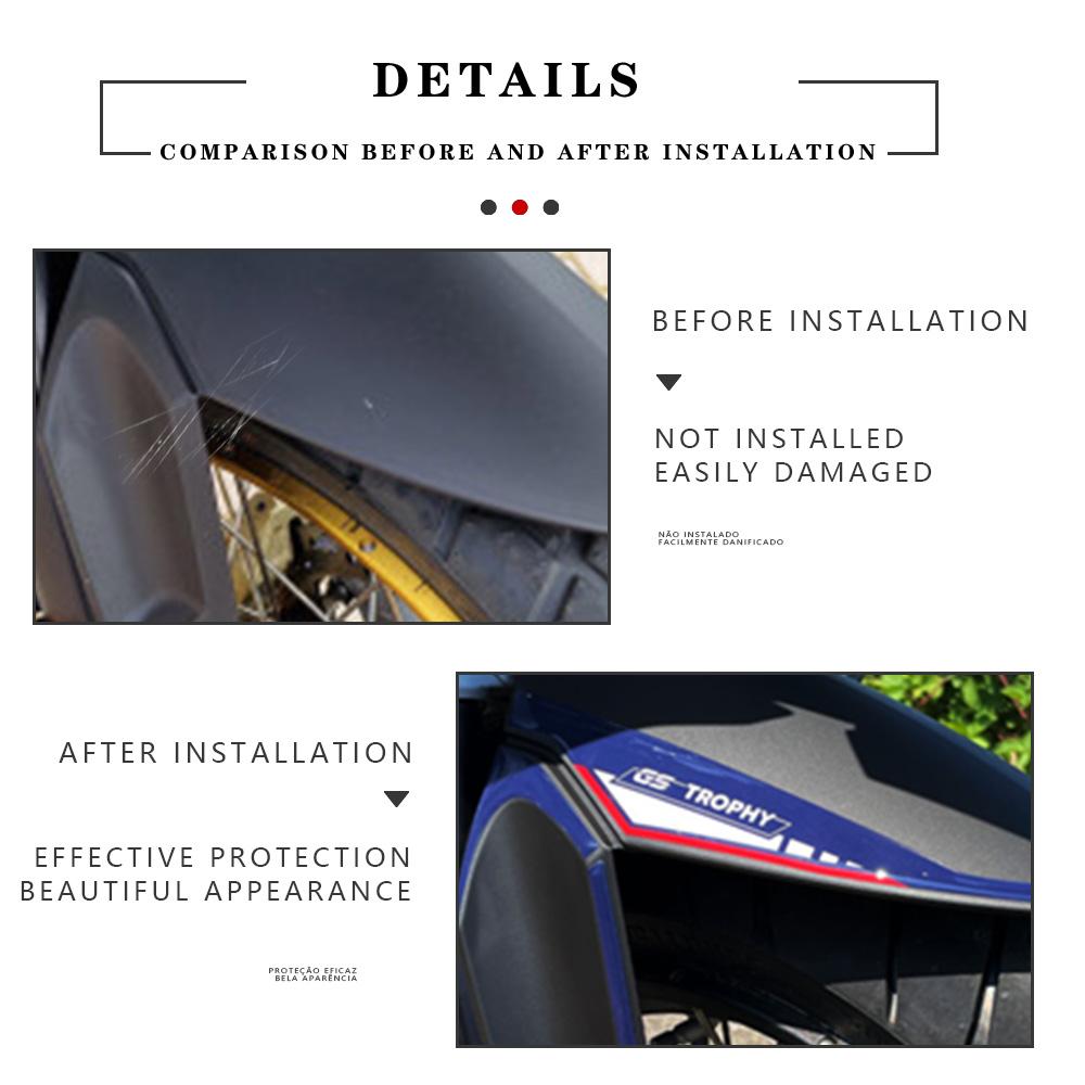 R1250gs 2022 Motorcycle 3D Epoxy Resin Sticker Fender Protection Decal For BMW R1250 GS R1250 GS Adventure 2021 - 2023