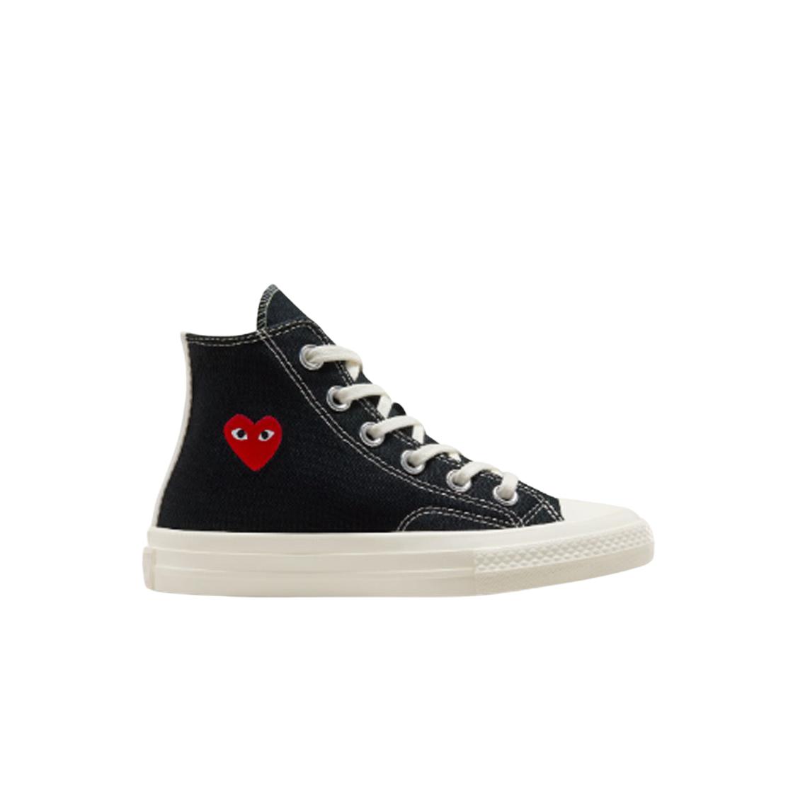 

(Дети) Converse X Play Comme Des Garcons Одинокое Сердце Chuck 70 Hi Черный 210