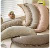Cotton & Linen Moon Pillow: Baby Soothing, Washable, Pregnancy Support