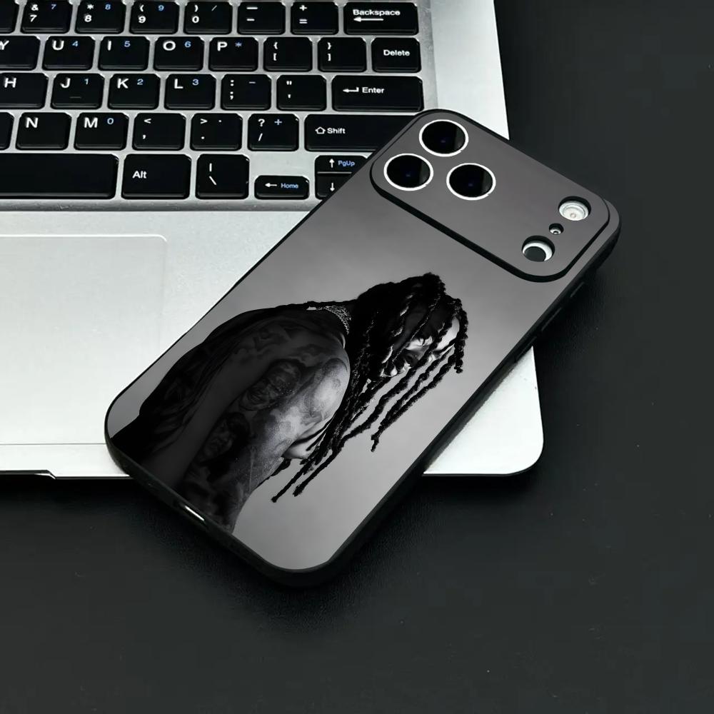 Hip Hop Singer Ty Dolla Sign Phone Case for iPhone 12-17 Air Plus Pro Max Satin Glossy Colorful Great Gift Phone Case