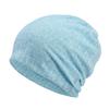 Solid Color Gauze Pile Cap Elastic Hood Cover Cap Casual Bucket Hat  For Men Women