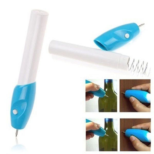 Nové módní elektrické řezbářské pero Řezbářské pero na šperky DIY Dřevo Sklo Kovové řezbářské pero