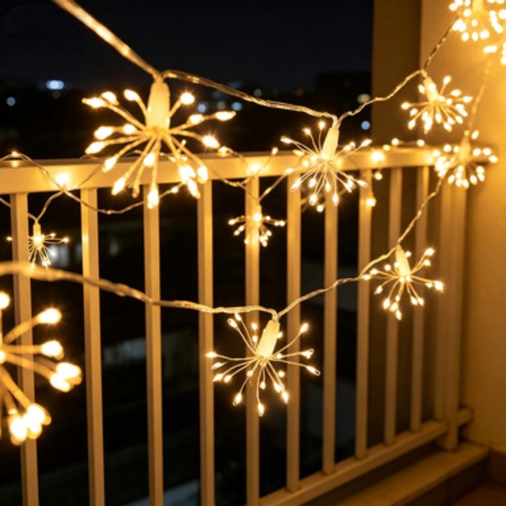 USB Powered LED String Light Decorative Fairy Lights Firework Lights LED Fireworks Light  DIY Warm Light