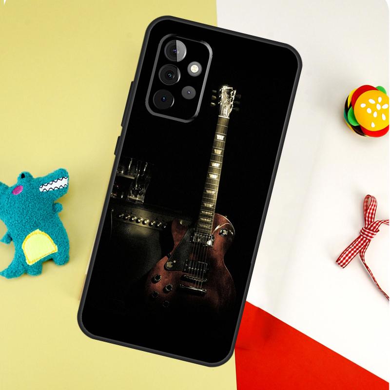 Guitar Instrument Music For Samsung Galaxy A55 A35 A15 A54 A34 A14 A53 A33 A13 A05 A06 A16 A22 A32 A52 Phone Case