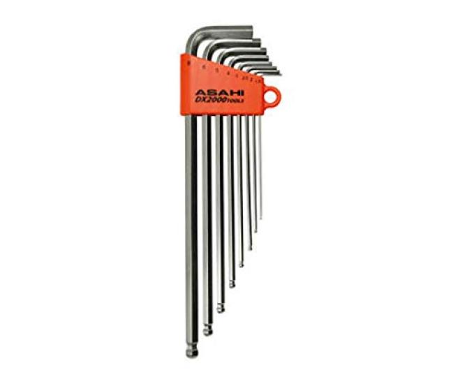 

ASH Long Ball Point Hex Wrench Set AQS0880 (8 Pieces)