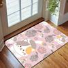 1FPC Cartoon Kitten Print Carpet for Living Room Bedroom Sofa Creative Doormat Home Decor Area Rugged Non-slip Mat Girl Gift