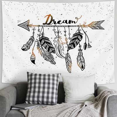 Pintura decorativa boêmia Quarto Tapeçaria Parede Pendurado Sala de estar Fundo Pano Sala Pintura decorativa Pano de parede
