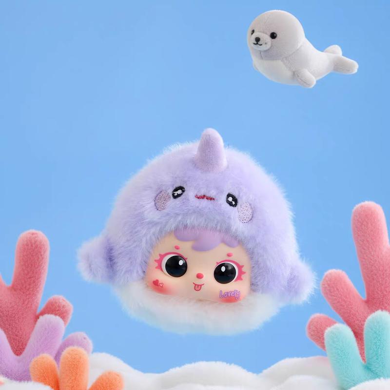 Latest Samuel Ocean Resident Series Vinyl Blind Box Fashionable Toy Backpack Pendant Doll Facial Can Disassemble Mystery Box Surprise Present