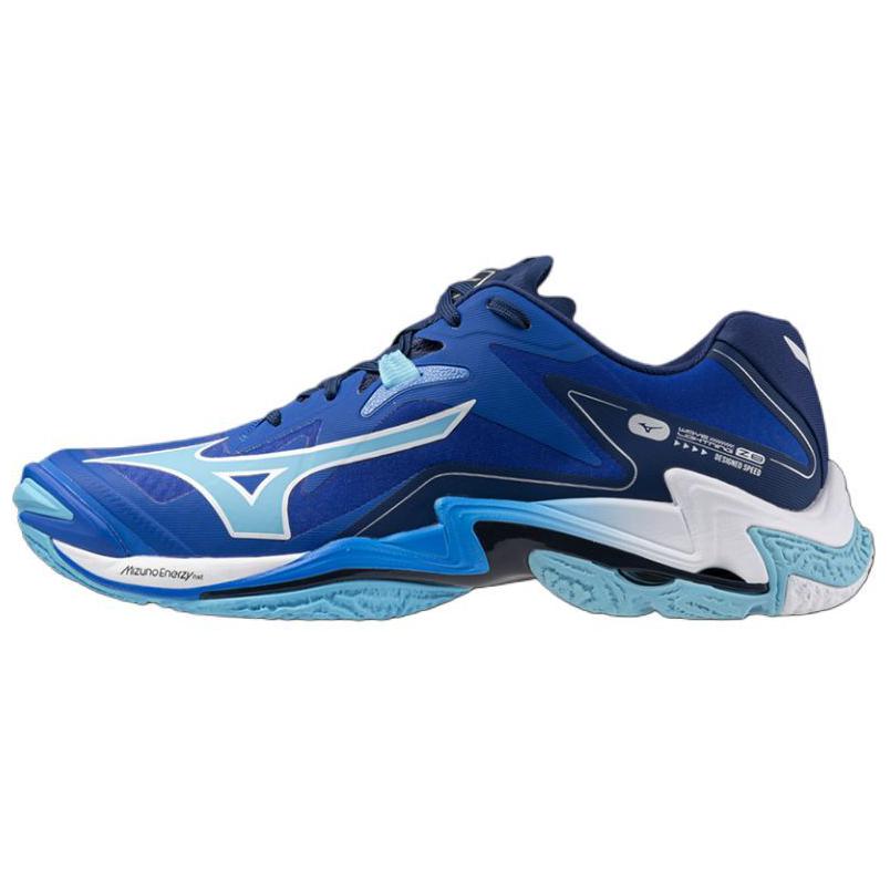 Mizuno Wave Lightning Z8 Comfortable Non-Slip Durable Low-Top Training Shoes Unisex sneakers Blue White V1GA240001 46