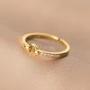 Elegant Geometric Round Ring Adjustable For Women Stunning Idea Gift