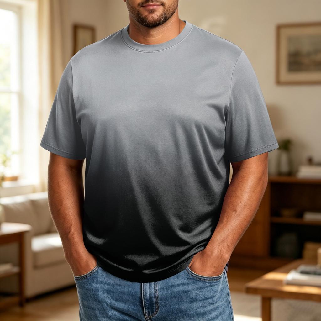 Men's Loose Fit Breathable T-Shirt for Casual Everyday Wear