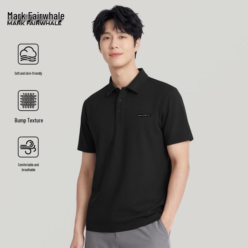Mark Fairwhale Men s Heavyweight Waffle Polo Shirt M