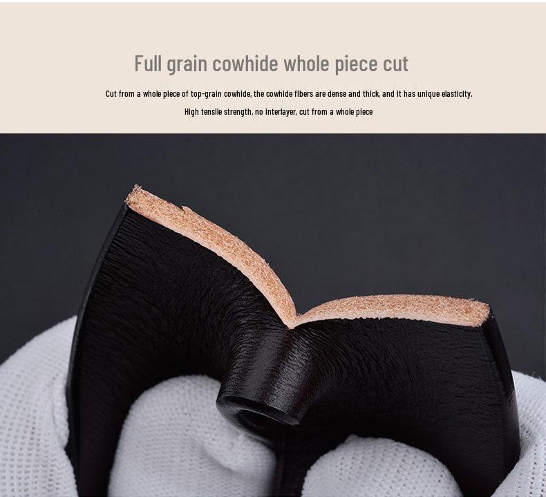 Men's Extra Large Genuine Leather Belt with Black Automatic Buckle - Simple Business Style