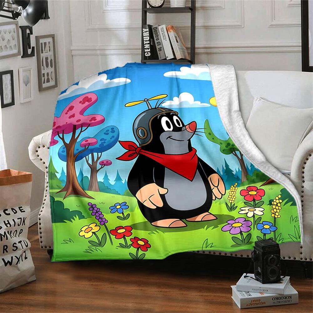 1pc Garden Bugs Bees Flannel Blanket,Ultra Soft Warm Plush Throw for Home Bedroom Bed Sofa Cover Camping Picnic Gift Y7246