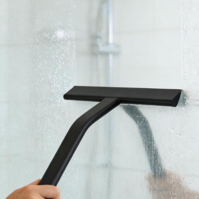 Silicone Squeegee for Bathroom Shower Glass Wiper Window Mirror Matte Shower Scraper Household Car Windshield Cleaning Tool