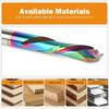Alloy Router Bit 1/4inch Shank Collection Including Flat Ballnose V Shaped Cutters for Woodcraft Projects