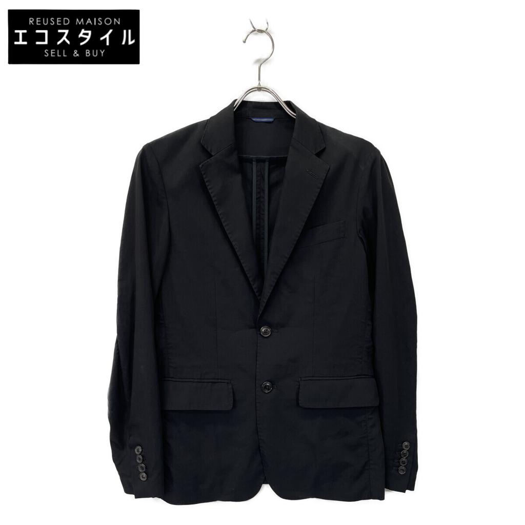 jun hashimoto 1032010007 Black Tencel Twill Stretch Jacket Jacket 2 NavyUsed