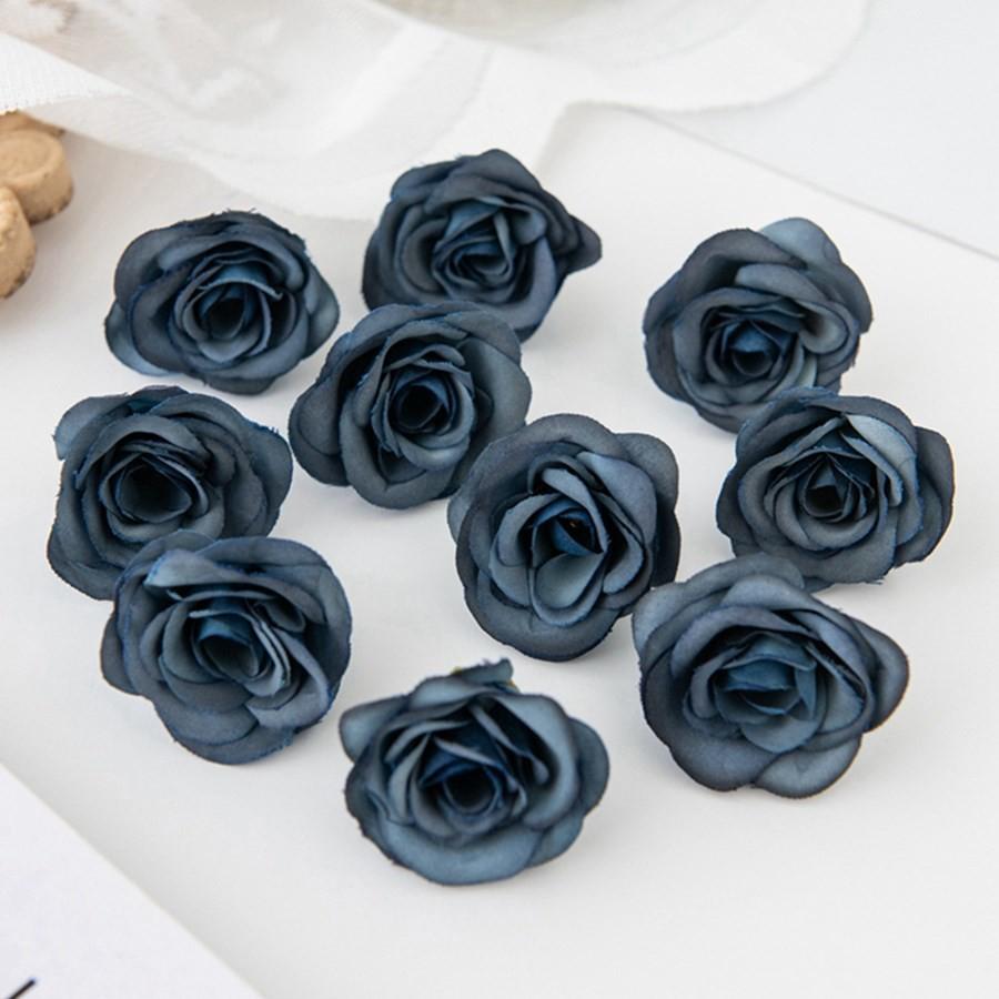 

5/10Pcs Hot sale Silk Artificial Flowers Rose Head Festival Garden Arch Home Vase Wedding Bridal Bouquet Decoration DIY gift box 5pcs