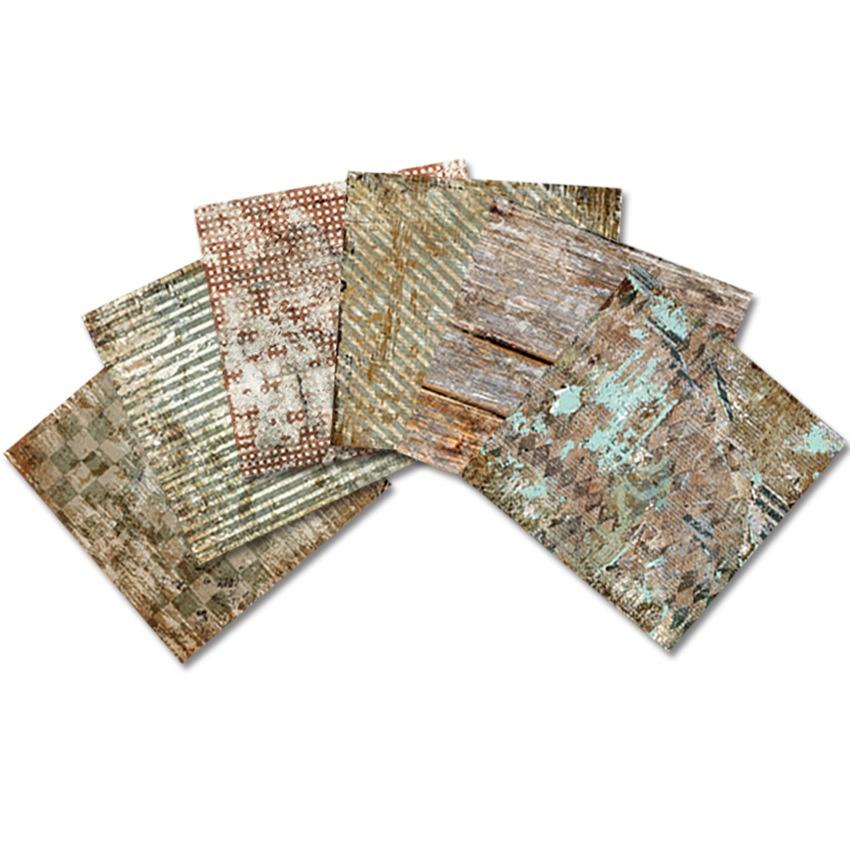 24 ark Kartongpapper Block Kortmakeri Papper Tidlösa Tematiska Ensidiga Mönster Scrapbokspapper Tryck Dekorativt Papper Hantverkspapper Foto