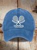 Men's and women's love printed retro baseball cap, old washed sunshade sunscreen adjustable cap