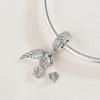Neuer Kupfer-Cupido Kleeblatt Braut Anhänger Schmuckperle Passend für Original Charms Armband Schmuck Zubehör