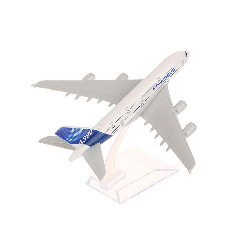 16 cm A380 Originalmodell Legeringsfly 1:400 Skala Metall Flymodell Støpt Fly Luftfart Samleobjekter Leketøy For Gutter