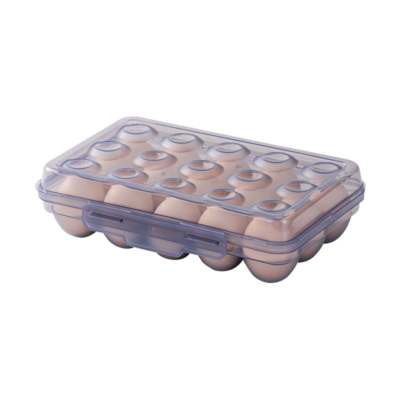 Large Capacity Transparent Egg Storage Box for Home Refrigerator Use