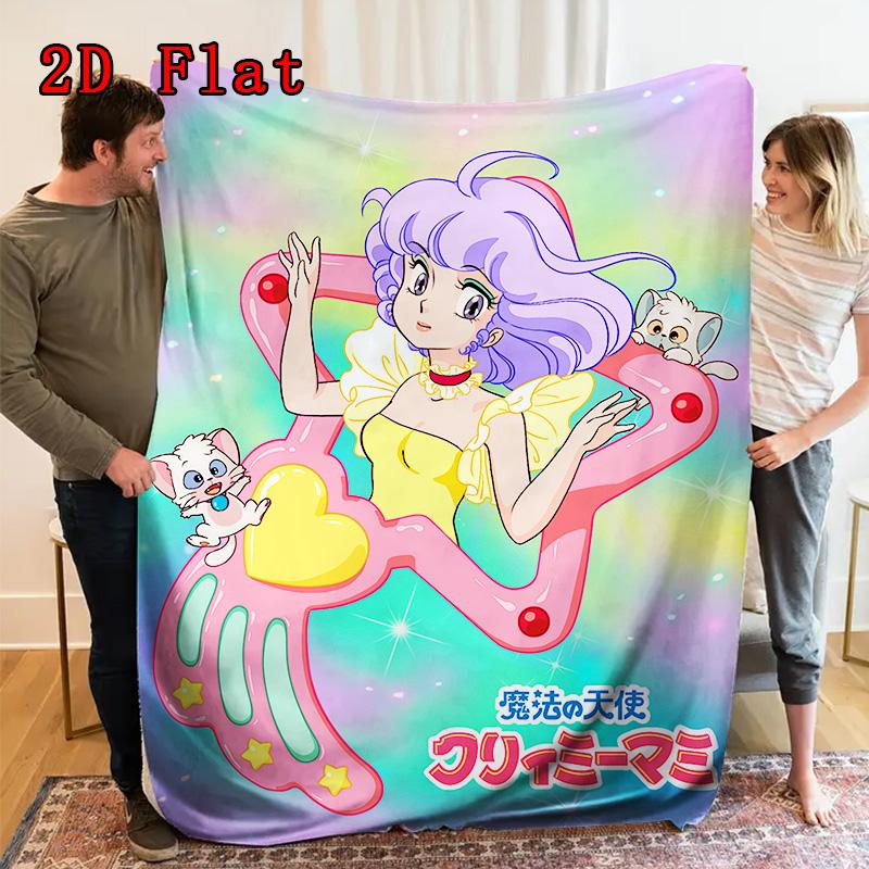 Magical Angel 2D Flat Pattern Flannel Blanket High quality All Seasons Warmth and Comfort Perfect for Christmas Gifts.MMT0918295