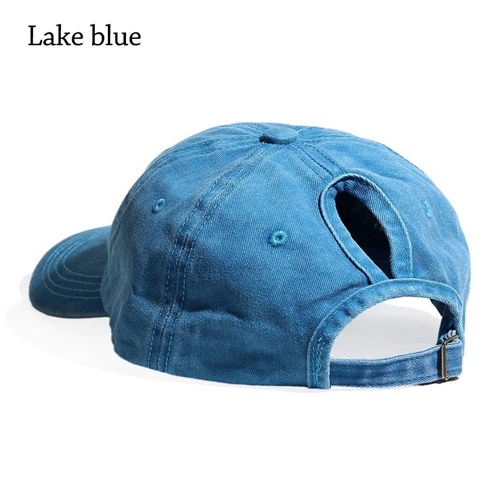 Messy High Bun Sonnenhut Hoher Pferdeschwanz Snapback Hut Männer Frauen Baseball Cap