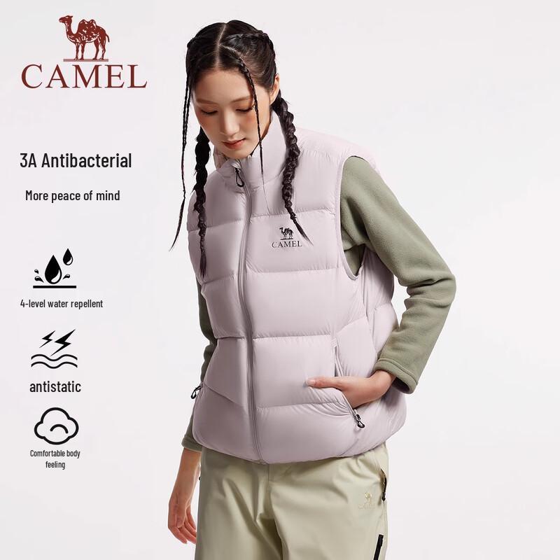 Camel Unisex Outdoor Down Puffer Vest
