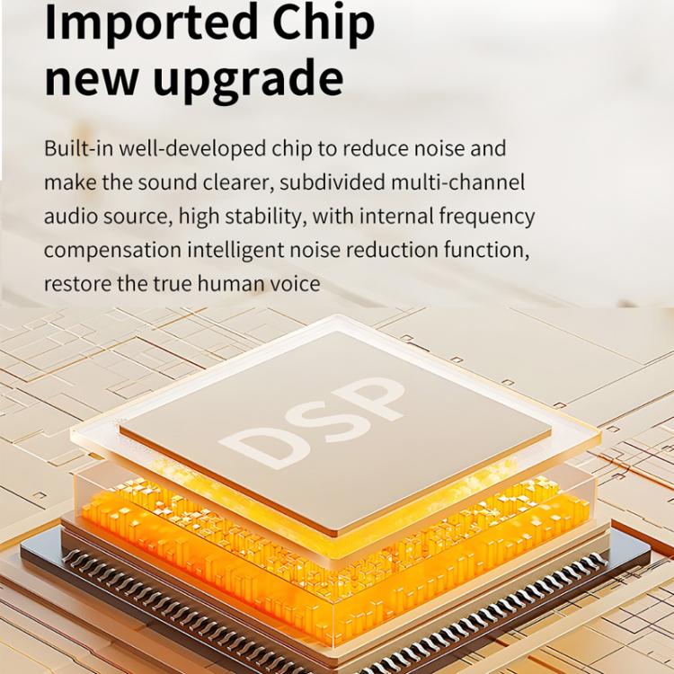 Støyreduserende høreapparat for eldre med digitalt display og ladeboks