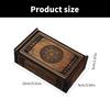 Portable Wood Tarot Cards Box Push Pull Cards Box Gift Case Divination Card Storage Container Witch Decoration Enduring