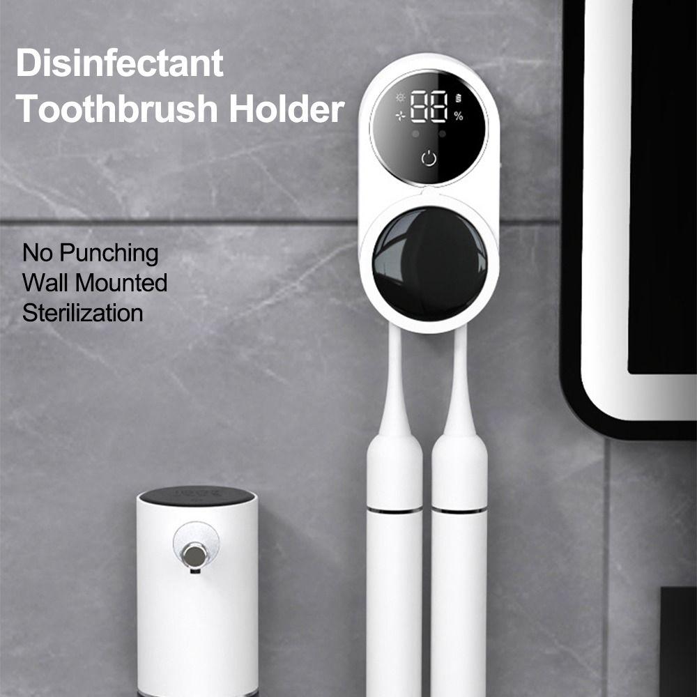 Electric Shelf Disinfectant Toothbrush Holder Toothbrush Intelligent Drying Rack  Bathroom