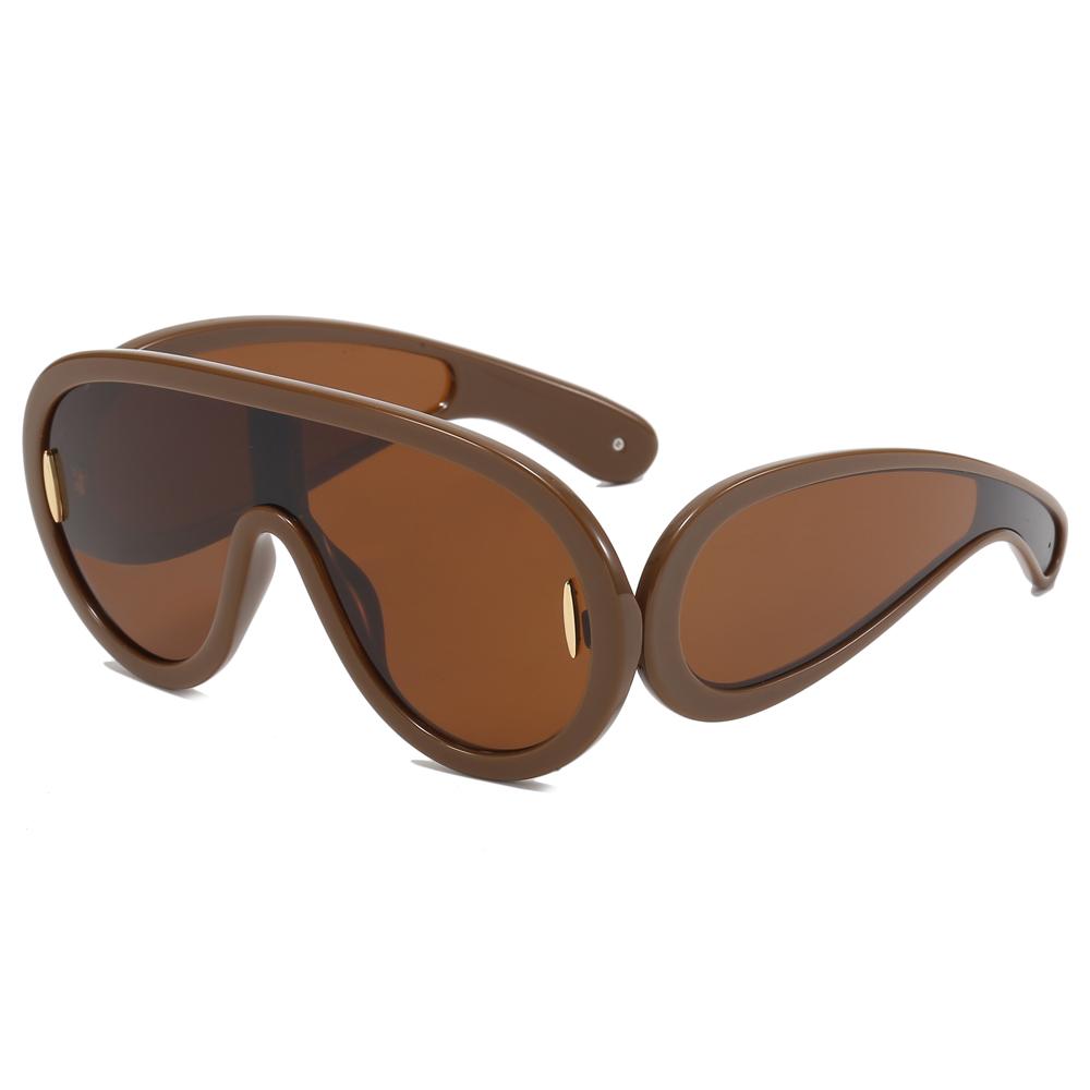 Superhot Eyewear 21906 Fashion 2023 One Piece Oversize Wave Mask Thick Sports Goggle Shades Sunglasses