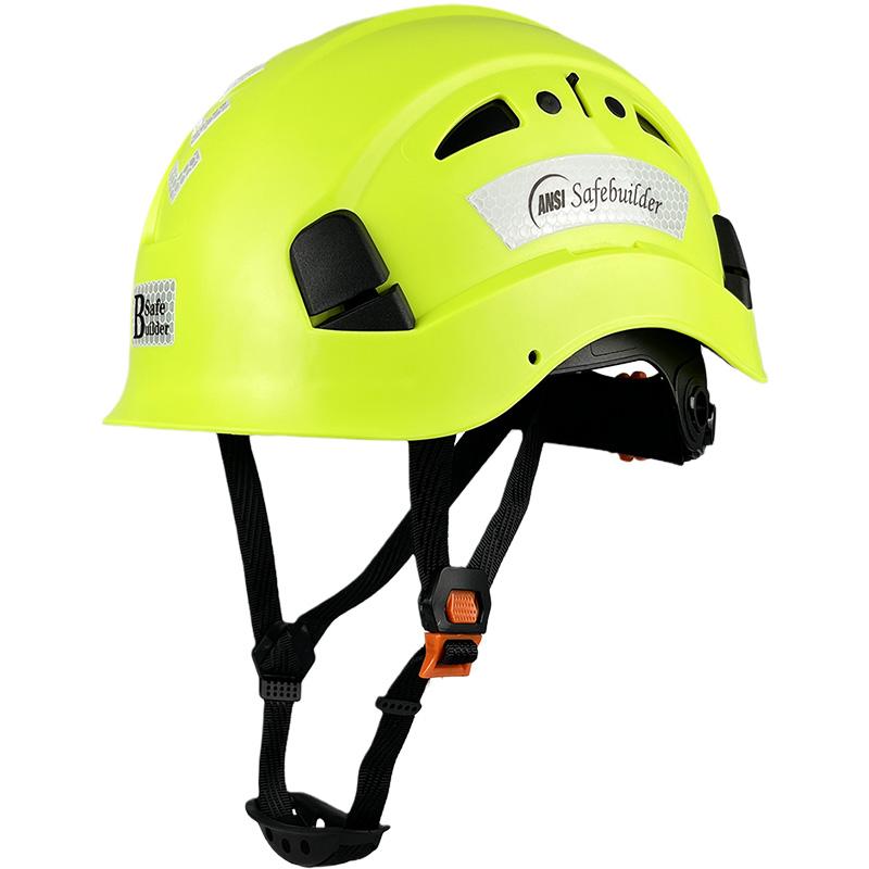 Construction Safety Helmet Reflective For Engineer ABS Hard Hat Vented Industrial Work Cap For Men Head Protection Outdoor