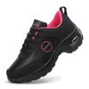 2026 Large Size Women's Leather Sneakers Air Cushion Running Shoes Women's Non-slip Soft-soled Shoes Travel Shoes Dance Shoes