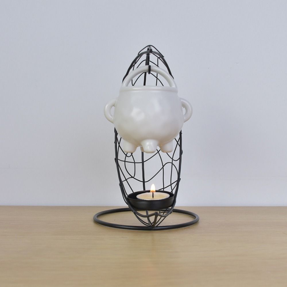 Moon Aromatherapy Stove Hanging Design Tealight Holder Decorative Essential Oil Burner  SPA Use