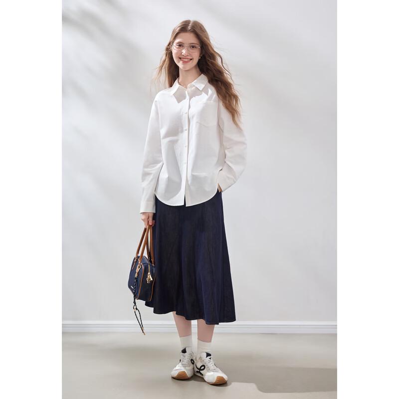Betu Women's Loose-Fit Cotton Shirt