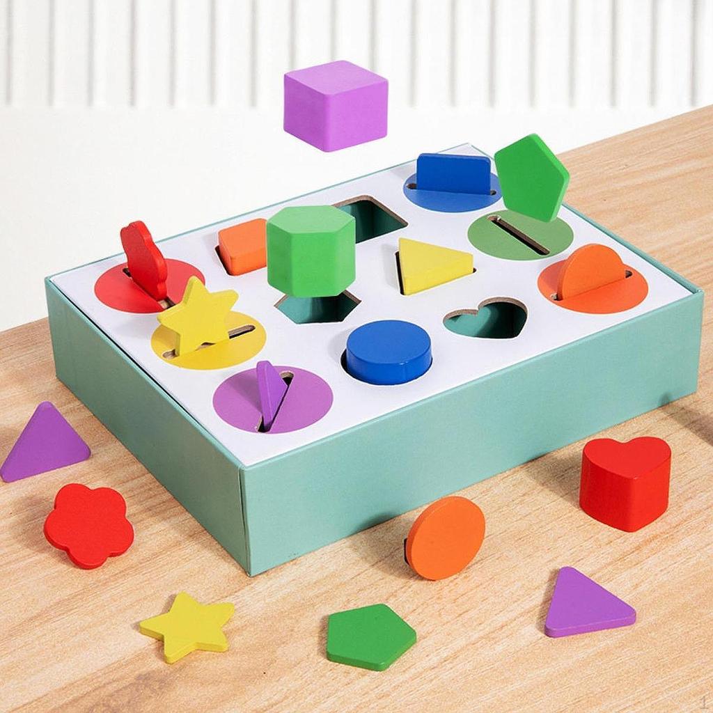 Fine Motor Skills Color Toy Sorting Developmental Training Wooden Educational Game
