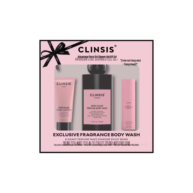 CLINSIS Paris Girl Scented Shower Gift Set