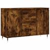 Sideboard Smoked Oak 101.5 X 35 X 70 Cm Wood Based Material
