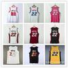 Miami Heat 22 Jimmy Butler Besticktes Basketballtrikot Herren Damen Sportbekleidung Herbst Winter Atmungsaktives Performance-T-Shirt