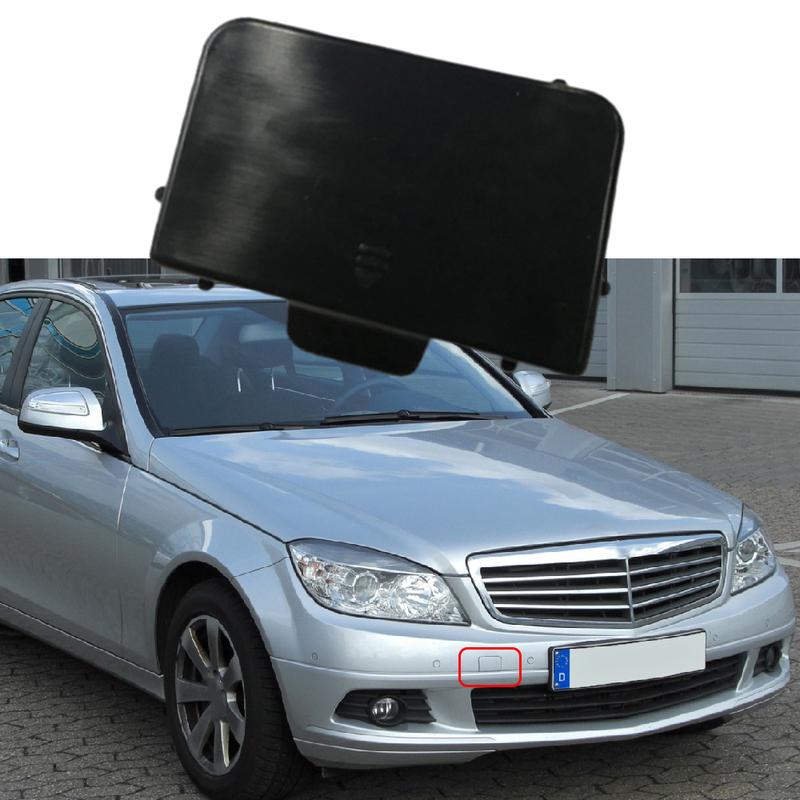 

1pc 2048850126 Front Bumper Tow Hook Eye Cover Cap for Mercedes-Benz C-Class W204 2008-2011,Not Fits AMG, Sport Package