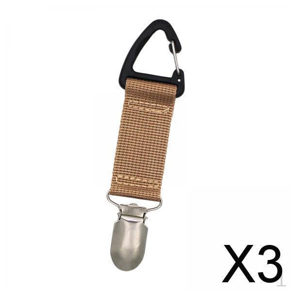 

Набор клипс для шляп для решений по хранению, светло-коричневый, 3 штуки